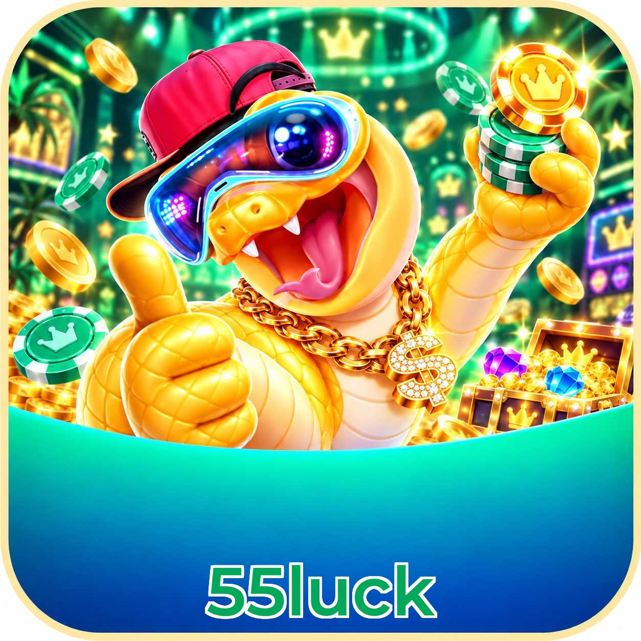 55luck Facebook - Página oficial com promoções e comunidade ativa